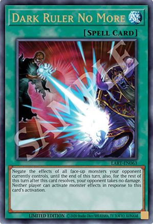 Dark Ruler No More (Ultra Rare) (LART-EN063) - The Lost Art Promotion Limited