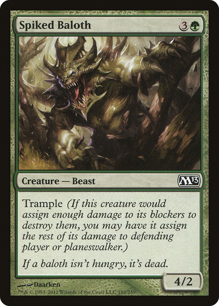 Spiked Baloth (M13-192) [Magic 2013]