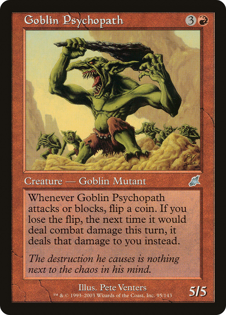 Goblin Psychopath (SCG-095) [Scourge] Foil