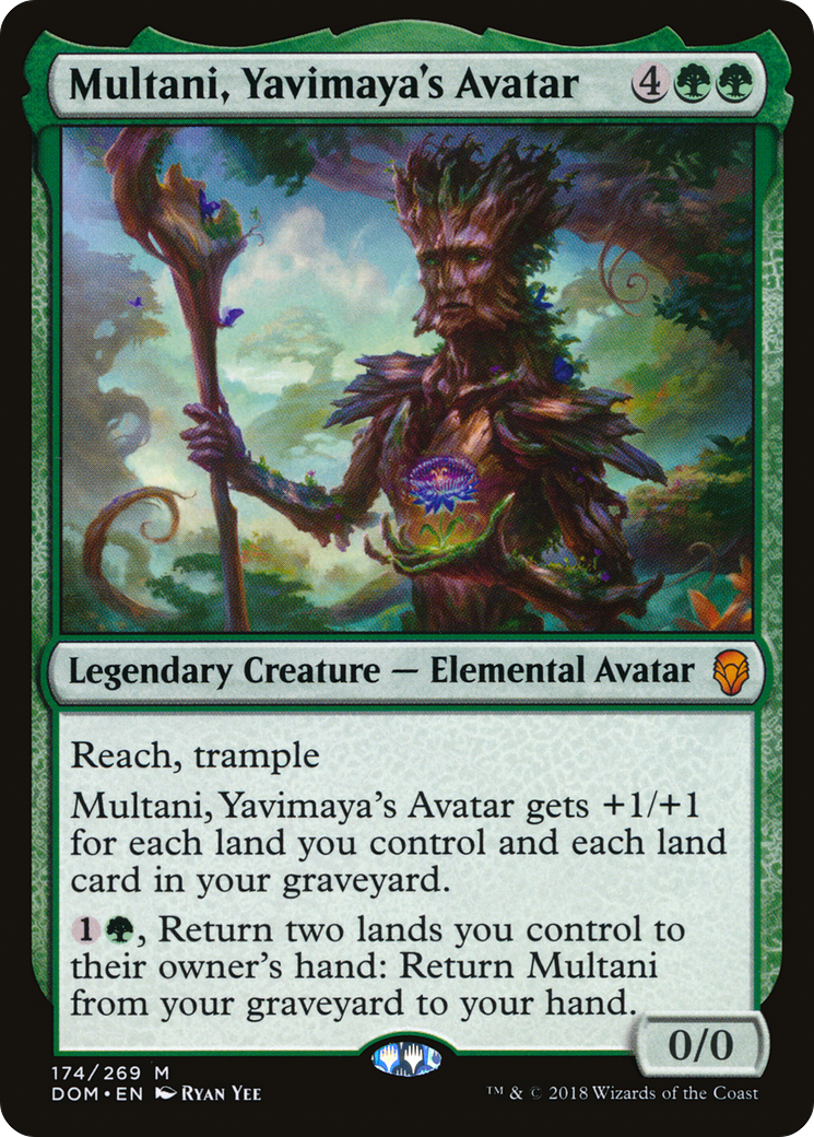 Multani, Yavimaya's Avatar (DOM-174) [Dominaria] Foil