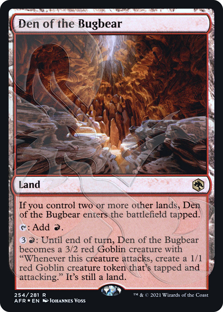 Den of the Bugbear (AFR&-254) [Adventures in the Forgotten Realms Promos] Foil