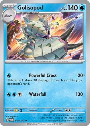 Golisopod (049/182) [SV04 Paradox Rift] Reverse Holofoil - Rare