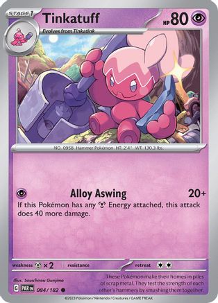 Tinkatuff (084/182) [SV04 Paradox Rift] Reverse Holofoil - Common
