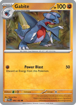 Gabite (095/182) [SV04 Paradox Rift] Reverse Holofoil - Common