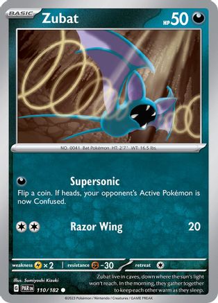 Zubat (110/182) [SV04 Paradox Rift] - Common