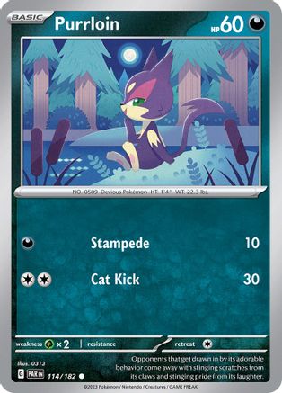 Purrloin (114/182) [SV04 Paradox Rift] - Common