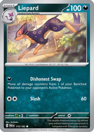 Liepard (115/182) [SV04 Paradox Rift] - Common