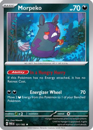 Morpeko (121/182) [SV04 Paradox Rift] Holofoil - Rare