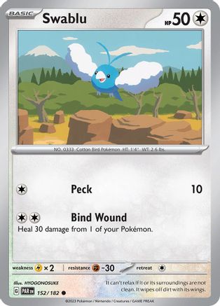Swablu (152/182) [SV04 Paradox Rift] - Common