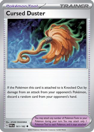 Cursed Duster (161/182) [SV04 Paradox Rift] Reverse Holofoil - Uncommon