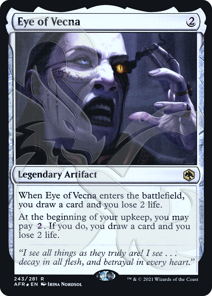 Eye of Vecna (AFR&-243) [Adventures in the Forgotten Realms Promos] Foil
