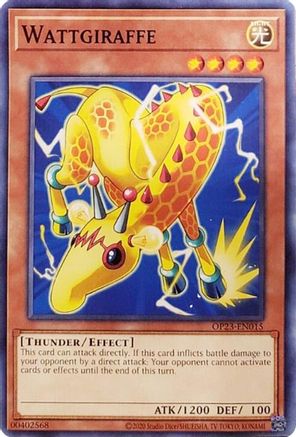 Wattgiraffe (Common) (OP23-EN015) - OTS Tournament Pack 23 Unlimited