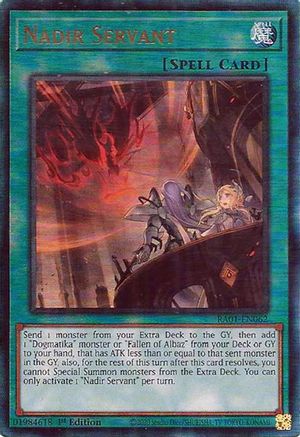 Nadir Servant (Prismatic Ultimate Rare) (RA01-EN062) - 25th Anniversary Rarity Collection 1st Edition