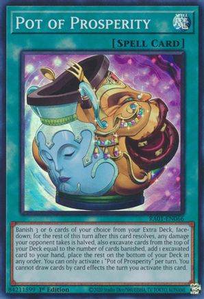 Pot of Prosperity (Super Rare) (RA01-EN066) - 25th Anniversary Rarity Collection 1st Edition