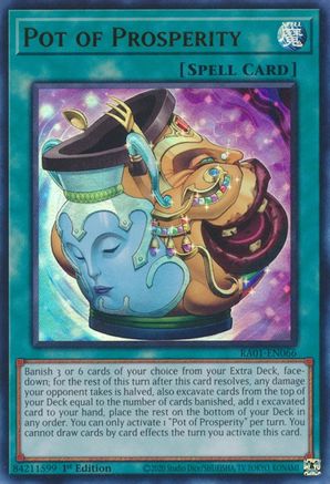 Pot of Prosperity (Ultra Rare) (RA01-EN066) - 25th Anniversary Rarity Collection 1st Edition