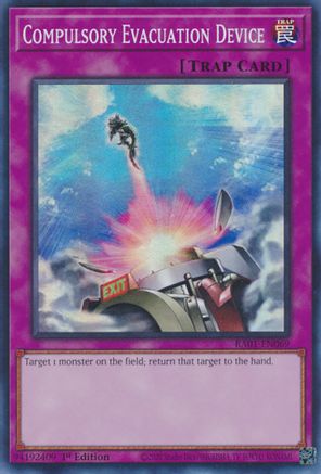 Compulsory Evacuation Device (Super Rare) (RA01-EN069) - 25th Anniversary Rarity Collection 1st Edition