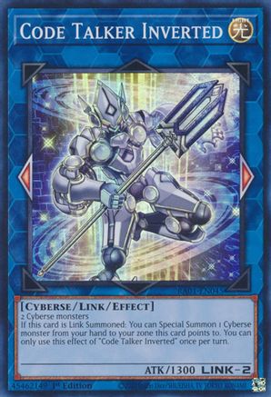 Code Talker Inverted (Super Rare) (RA01-EN045) - 25th Anniversary Rarity Collection 1st Edition