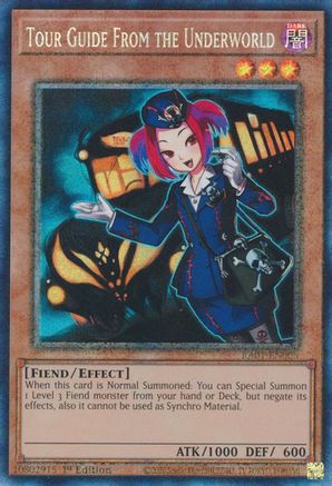 Tour Guide From the Underworld (Prismatic Collector's Rare) (RA01-EN005) - 25th Anniversary Rarity Collection 1st Edition