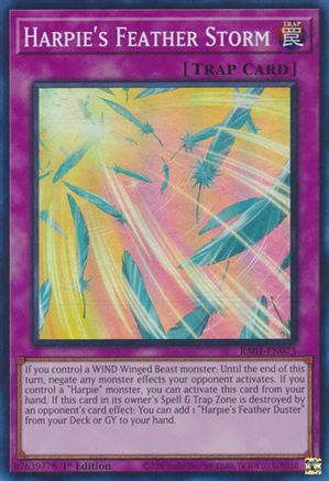 Harpie's Feather Storm (Super Rare) (RA01-EN073) - 25th Anniversary Rarity Collection 1st Edition
