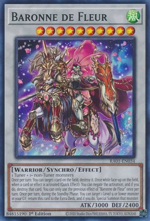 Baronne de Fleur (Super Rare) (RA01-EN034) - 25th Anniversary Rarity Collection 1st Edition