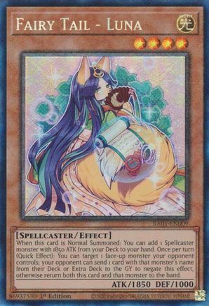 Fairy Tail - Luna (Prismatic Collector's Rare) (RA01-EN009) - 25th Anniversary Rarity Collection 1st Edition