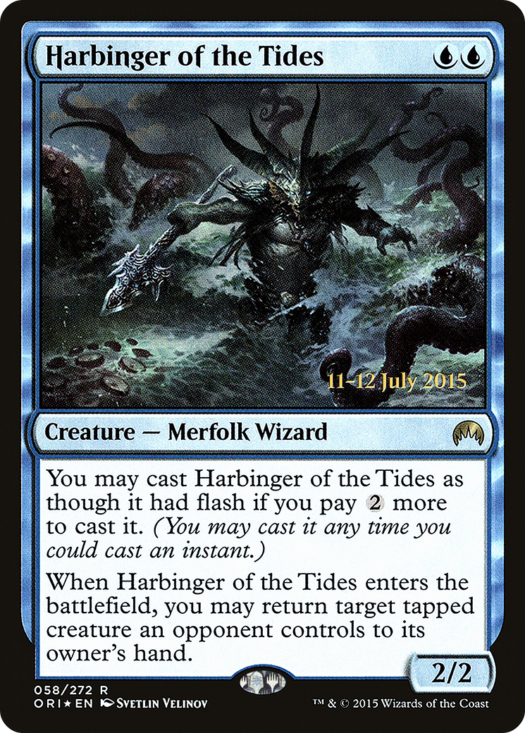 Harbinger of the Tides (PRE-058) [Magic Origins Promos] Foil