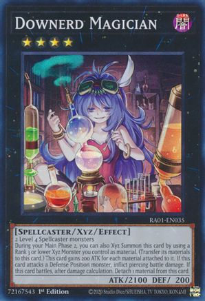 Downerd Magician (Super Rare) (RA01-EN035) - 25th Anniversary Rarity Collection 1st Edition