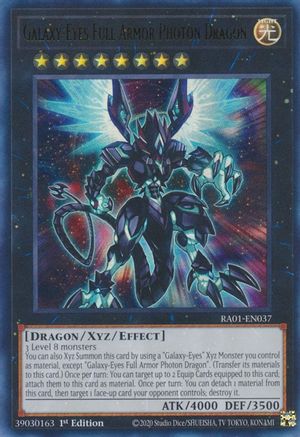 Galaxy-Eyes Full Armor Photon Dragon (Ultra Rare) (RA01-EN037) - 25th Anniversary Rarity Collection 1st Edition