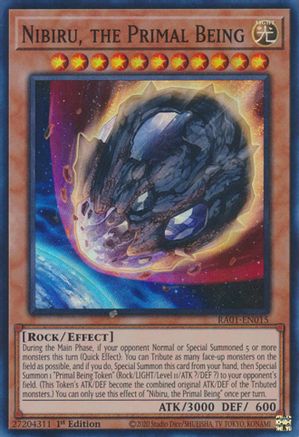 Nibiru, the Primal Being (Super Rare) (RA01-EN015) - 25th Anniversary Rarity Collection 1st Edition