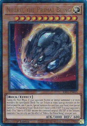 Nibiru, the Primal Being (Prismatic Ultimate Rare) (RA01-EN015) - 25th Anniversary Rarity Collection 1st Edition