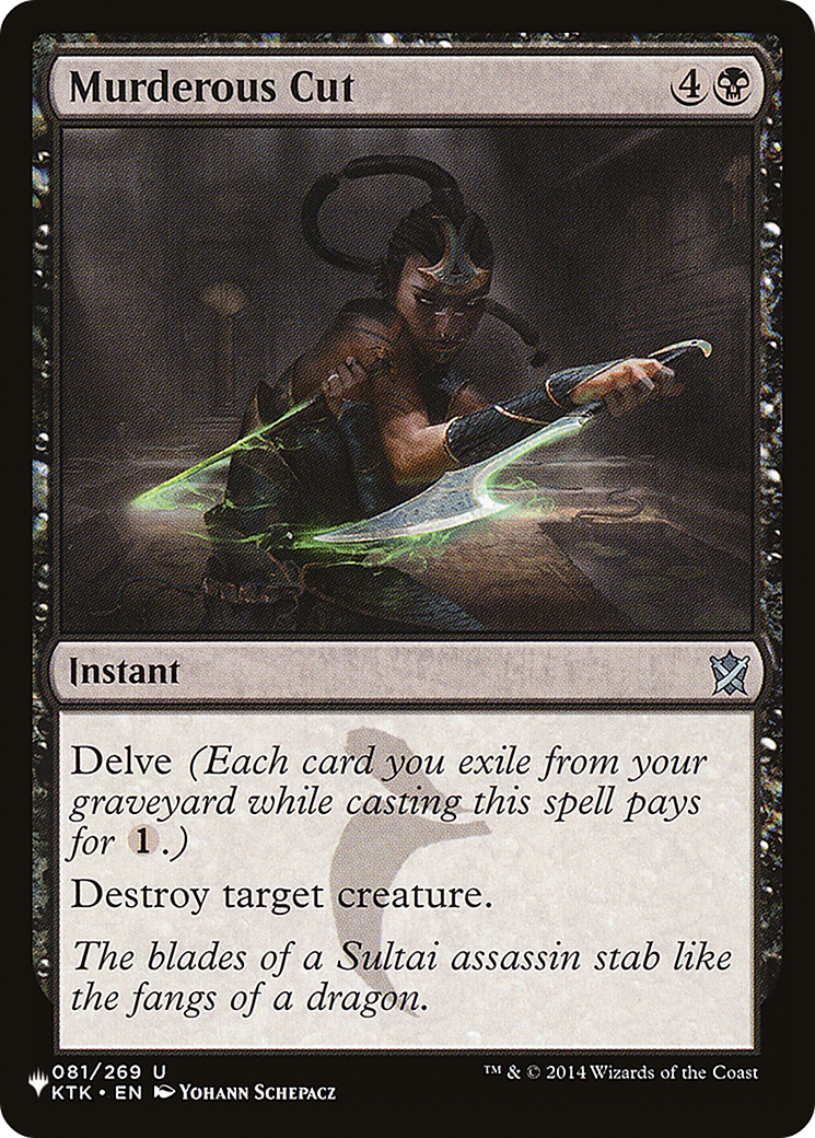 Murderous Cut (LIST-081/269) [The List]
