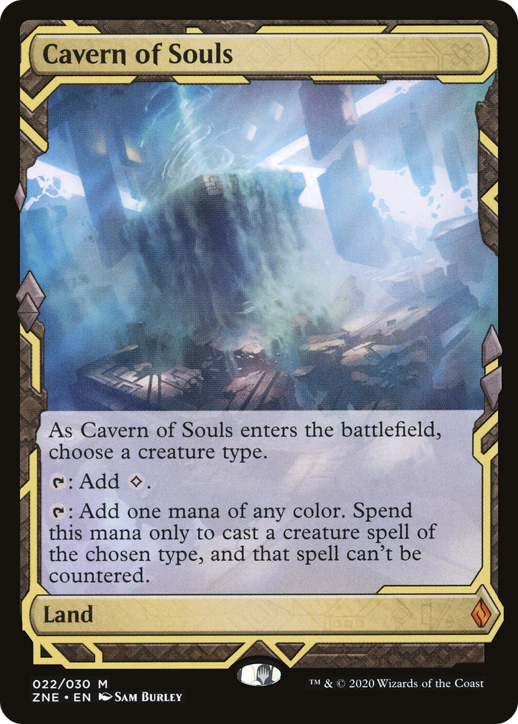 Cavern of Souls (ZNE-022) [Zendikar Rising Expeditions] Foil