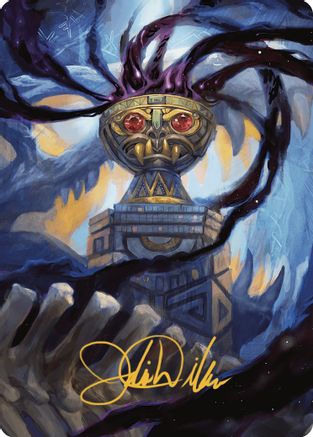 Chalice of the Void Art Card (Gold-Stamped Signature) (ASLCI-079) [Art Series: The Lost Caverns of Ixalan]