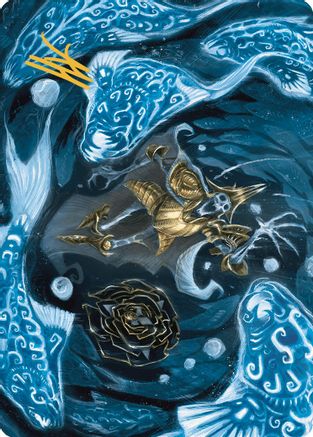 Eaten by Piranhas Art Card (Gold-Stamped Signature) (ASLCI-011) [Art Series: The Lost Caverns of Ixalan]