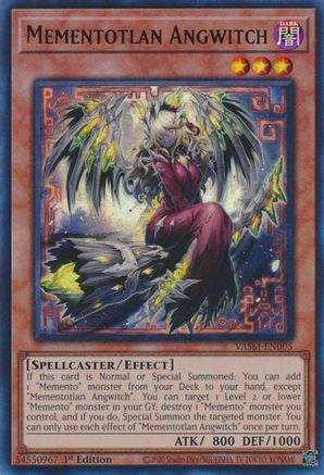 Mementotlan Angwitch (Ultra Rare) (VASM-EN005) - Valiant Smashers 1st Edition