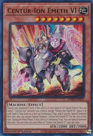 Centur-Ion Emeth VI (Ultra Rare) (VASM-EN018) - Valiant Smashers 1st Edition