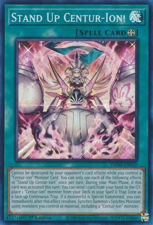 Stand Up Centur-Ion! (Super Rare) (VASM-EN020) - Valiant Smashers 1st Edition