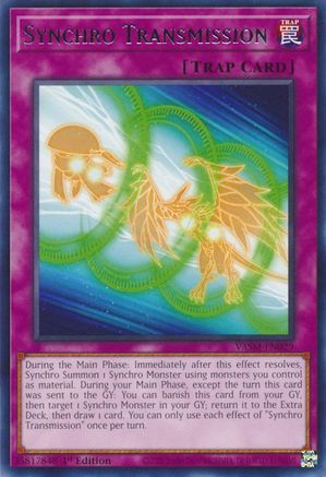 Synchro Transmission (Rare) (VASM-EN029) - Valiant Smashers 1st Edition