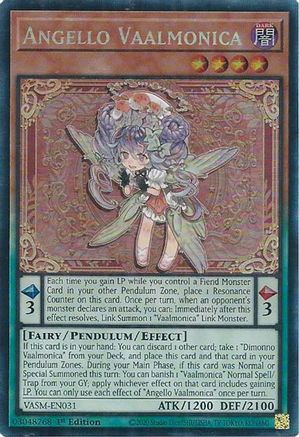 Angello Vaalmonica (Collector's Rare) (VASM-EN031) - Valiant Smashers 1st Edition