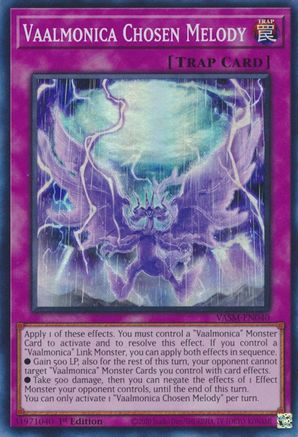 Vaalmonica Chosen Melody (Super Rare) (VASM-EN040) - Valiant Smashers 1st Edition