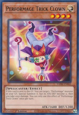 Performage Trick Clown (Rare) (VASM-EN042) - Valiant Smashers 1st Edition