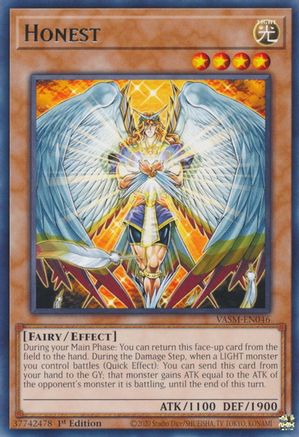Honest (Rare) (VASM-EN046) - Valiant Smashers 1st Edition