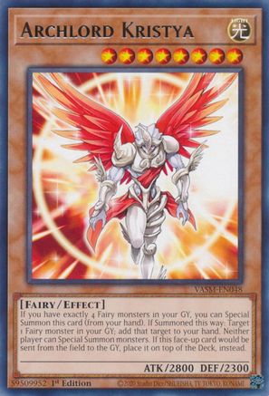 Archlord Kristya (Rare) (VASM-EN048) - Valiant Smashers 1st Edition