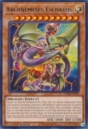 Archnemeses Eschatos (Rare) (VASM-EN053) - Valiant Smashers 1st Edition