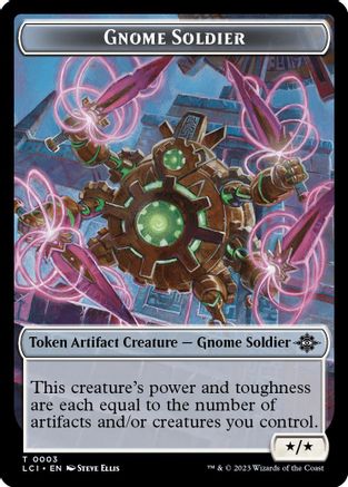 Gnome Soldier Token (LCI-003) [The Lost Caverns of Ixalan]