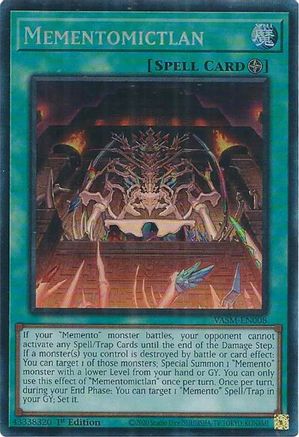 Mementomictlan (Collector's Rare) (VASM-EN008) - Valiant Smashers 1st Edition
