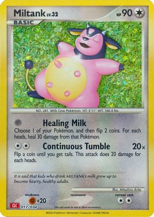 Miltank (017/034) [Trading Card Game Classic] Holofoil - Classic Collection