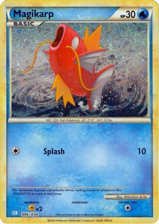Magikarp (006/034) [Trading Card Game Classic] Holofoil - Classic Collection