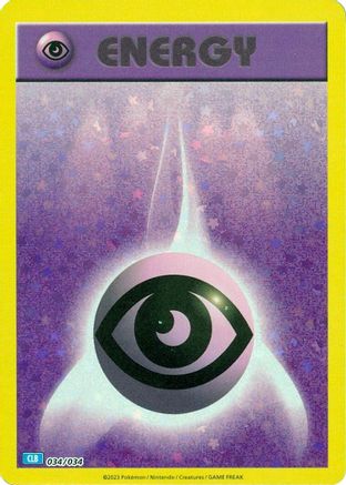 Basic Psychic Energy (034/034) [Trading Card Game Classic] - Classic Collection