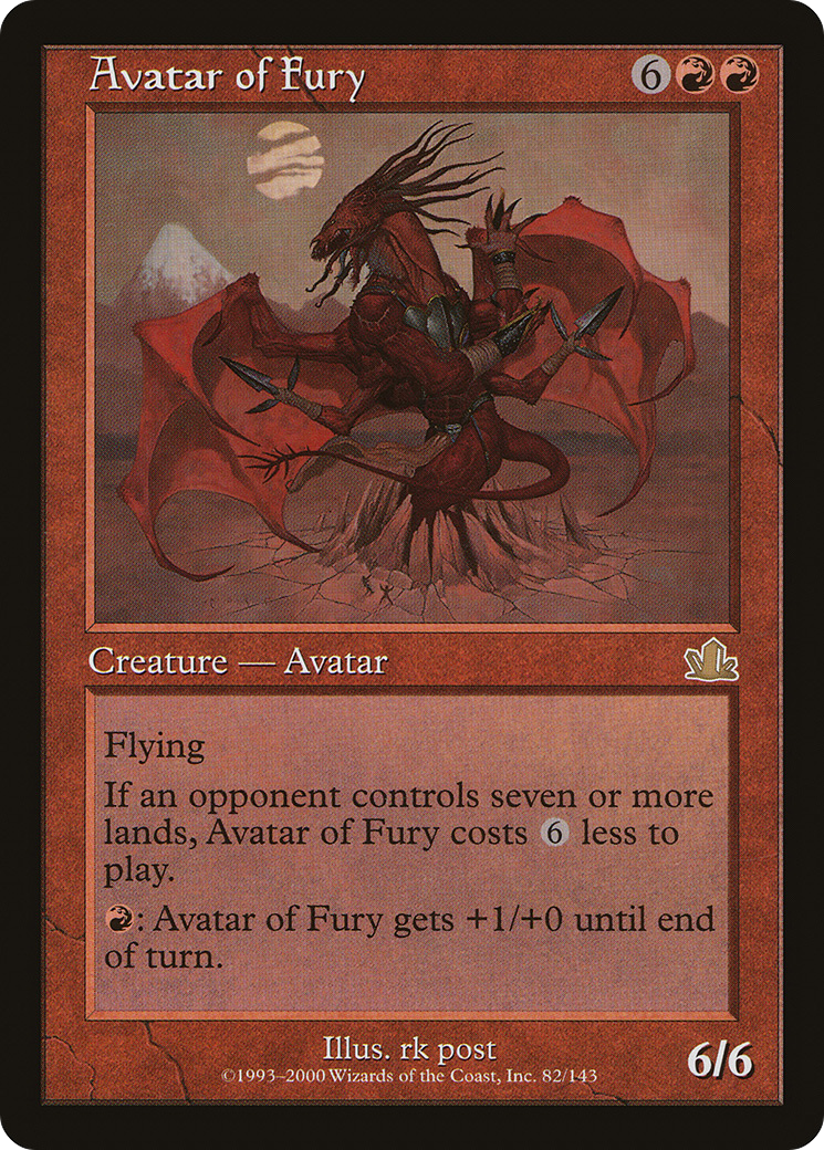 Avatar of Fury (PCY-082) [Prophecy] Foil